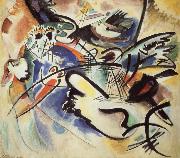 Wassily Kandinsky Kompozicio Voros es fekete USA oil painting artist